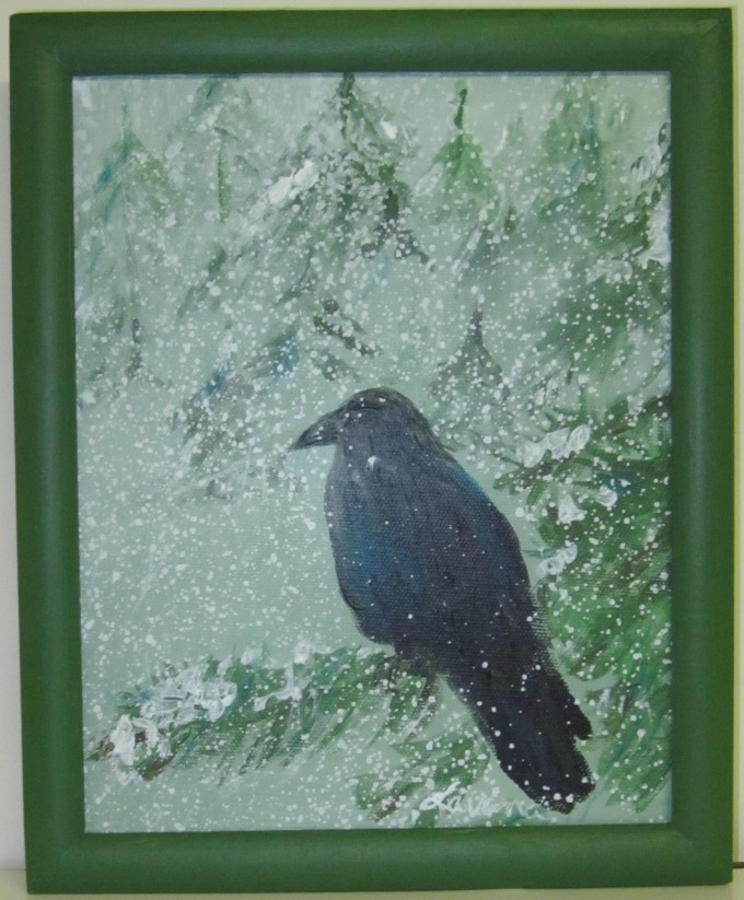 Crow in Wintermint